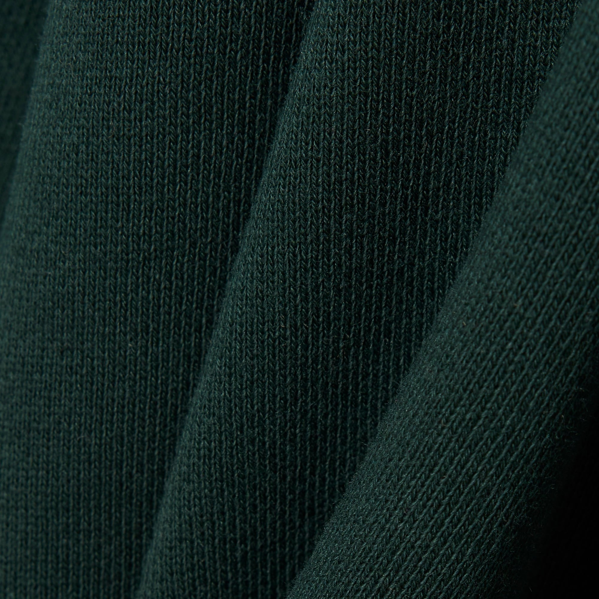 Erkek Classic Fit Kapüşonlu Koyu Yeşil Sweatshirt