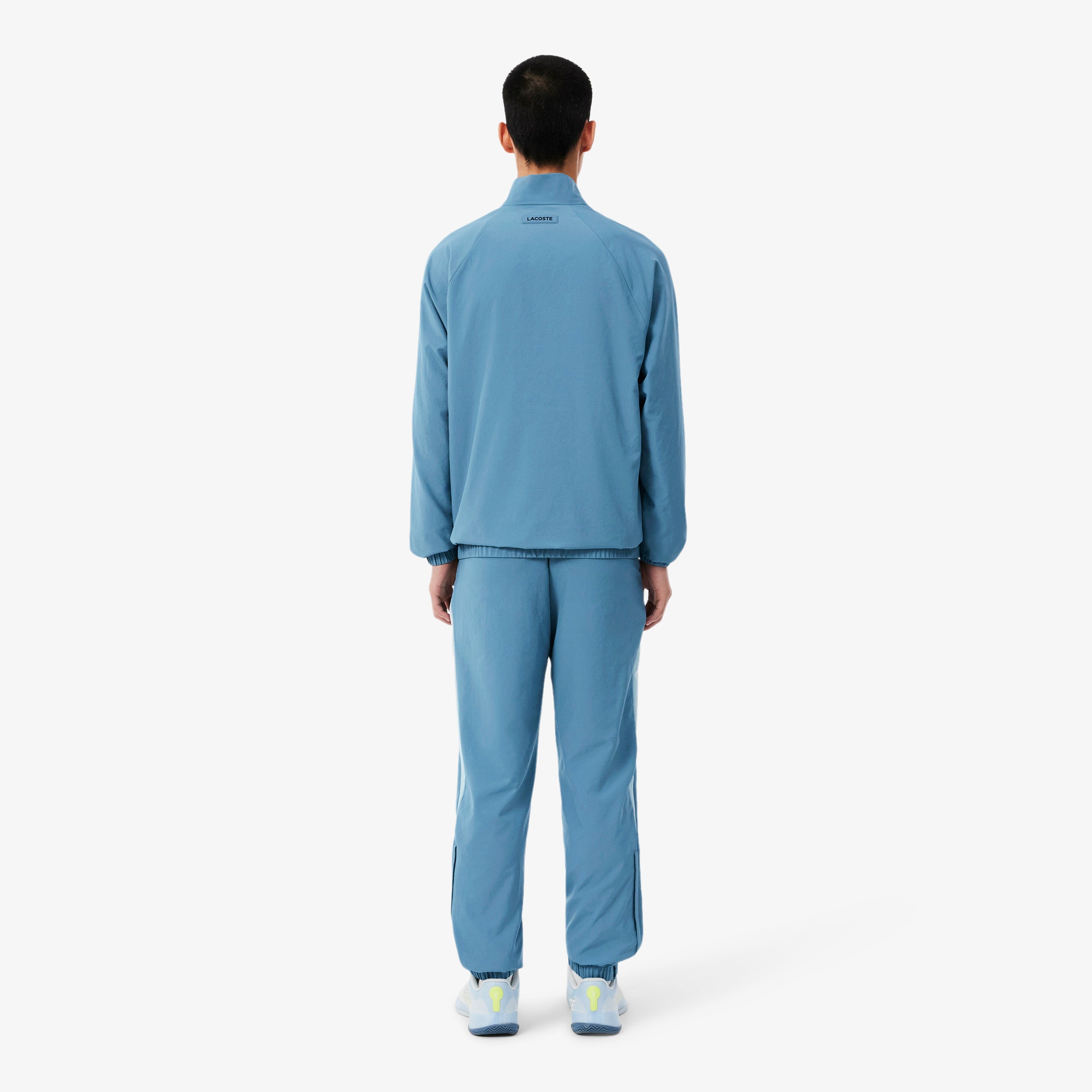 Erkek Regular Fit Uzun Kollu Fermuarlı Mavi Eşofman Takımı Erkek Regular Fit Uzun Kollu Fermuarlı Mavi Eşofman Takımı