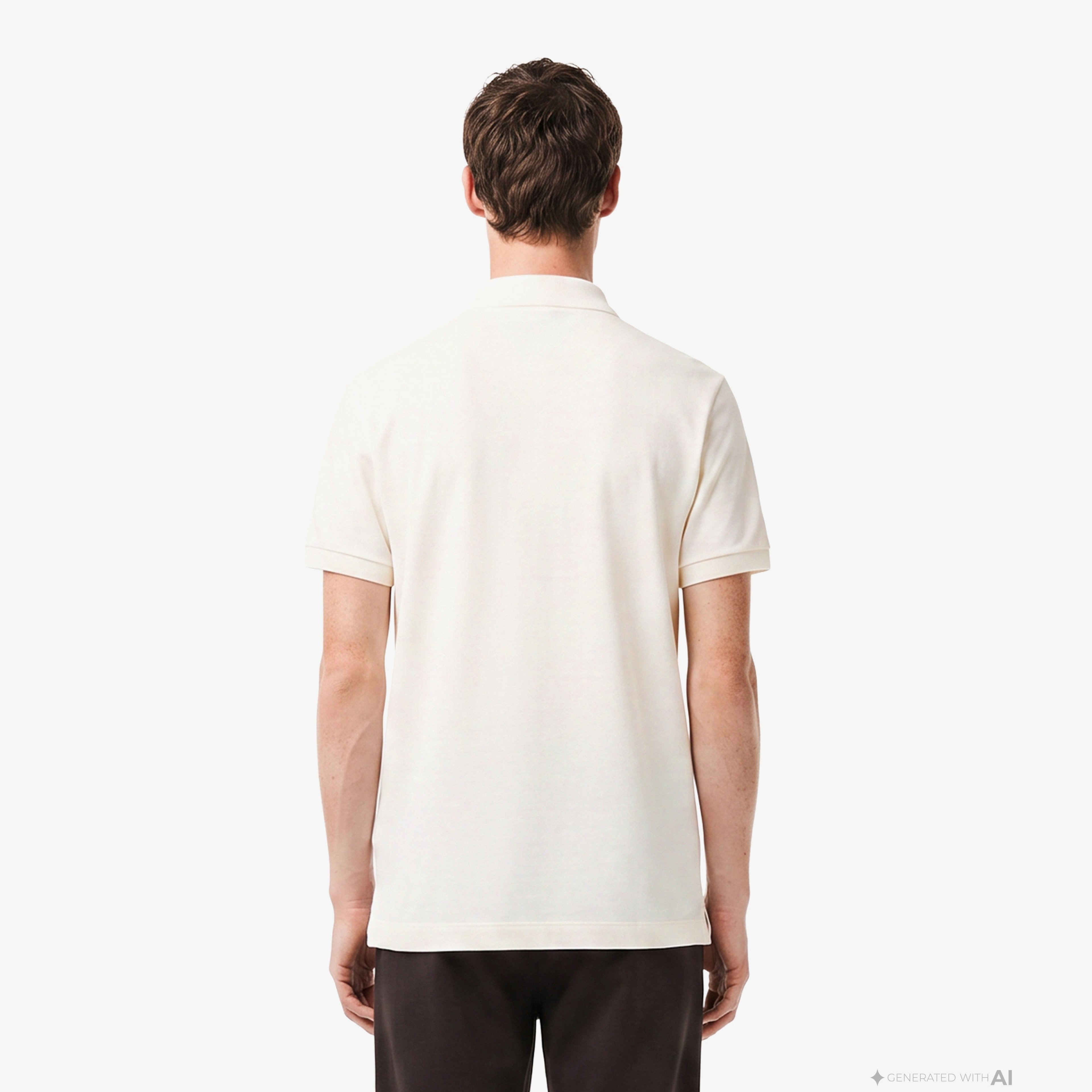 Erkek Regular Fit Krem Paris Polo