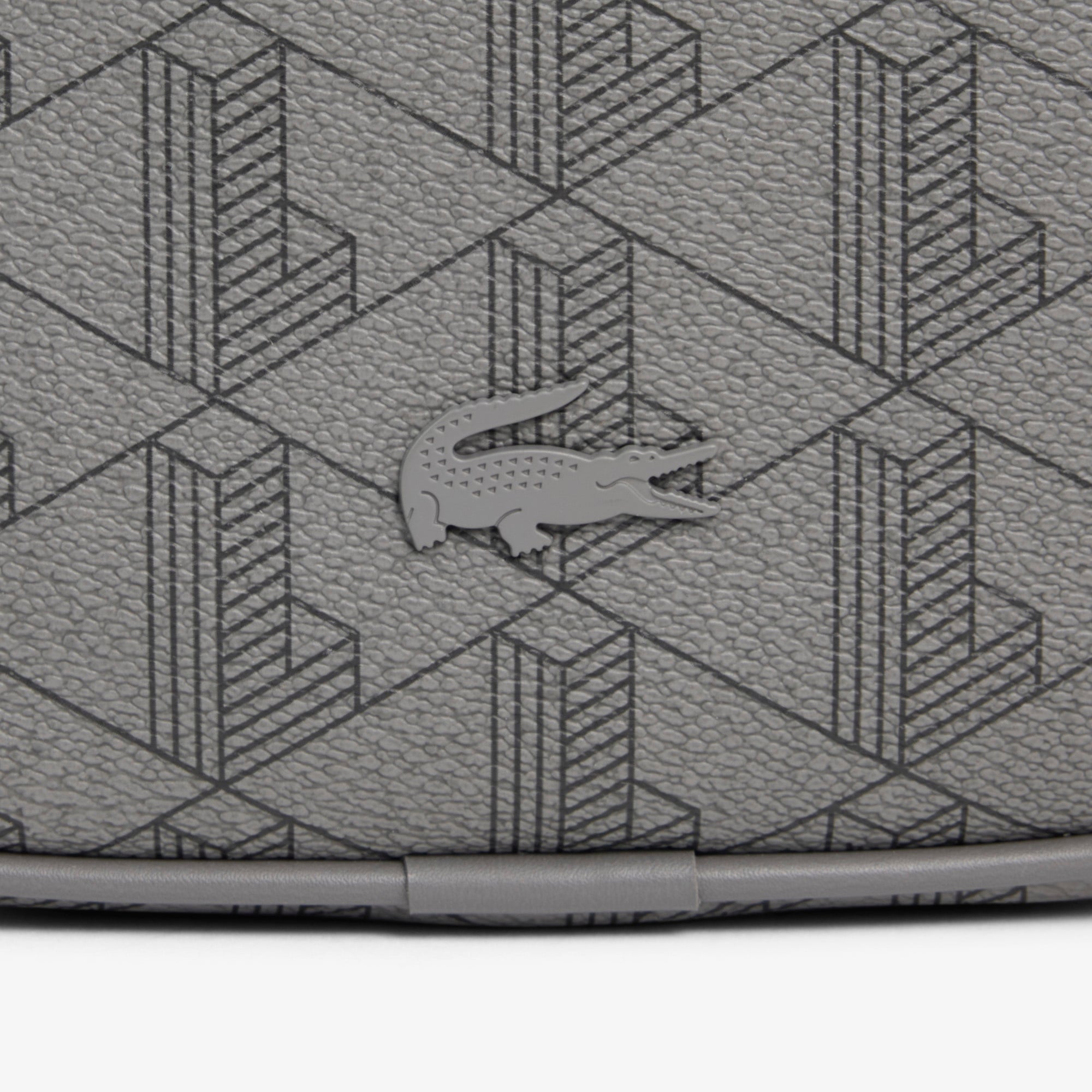 The Blend Erkek Monogram Gri Postacı Çantası