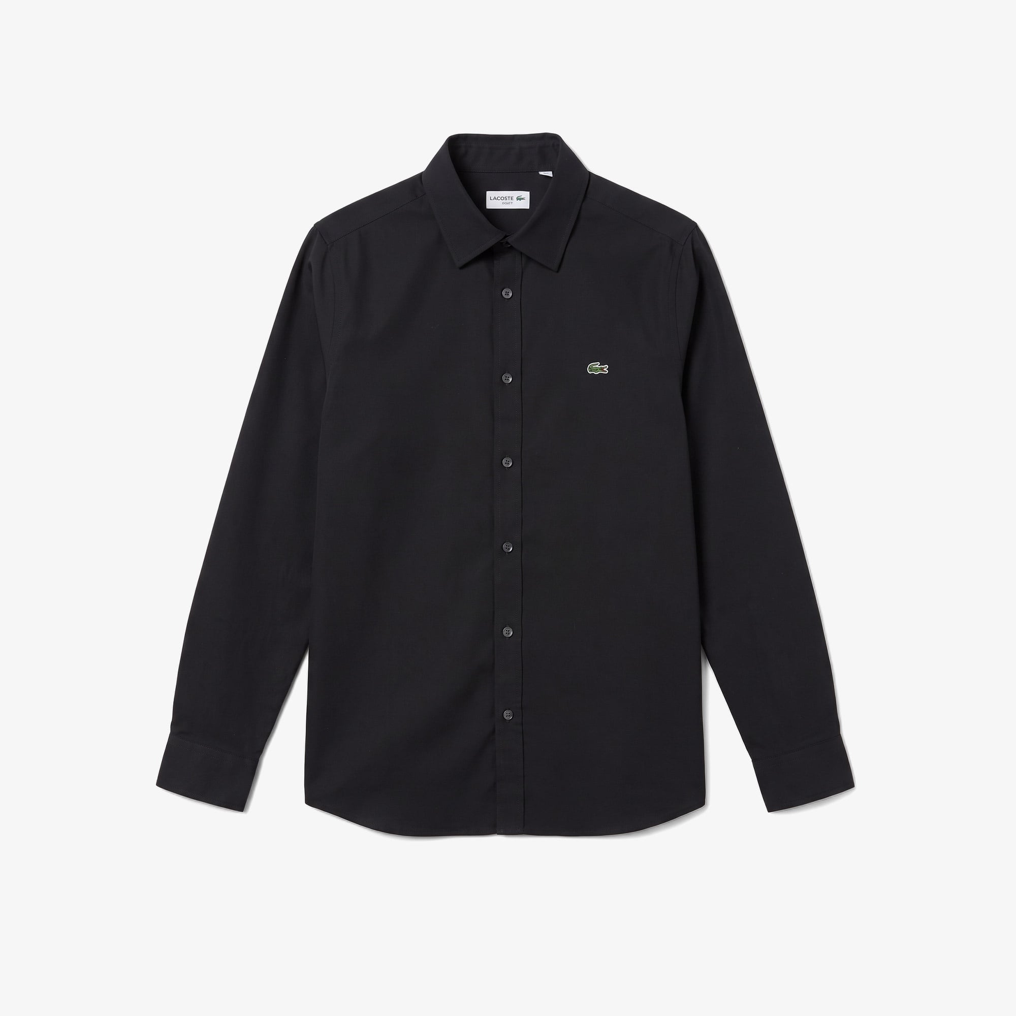 Erkek Slim Fit Siyah Gömlek