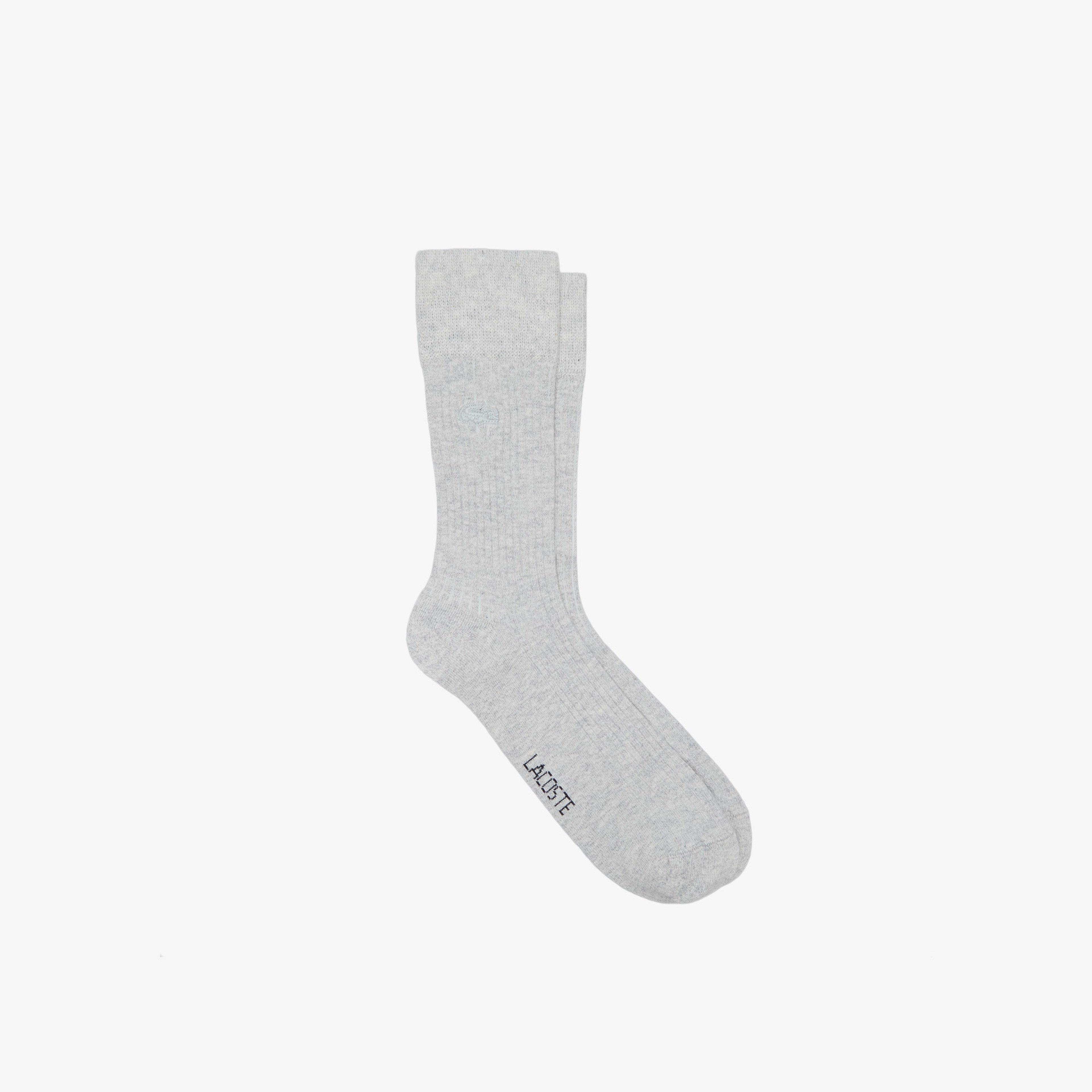Unisex Çizgili Gri Çorap