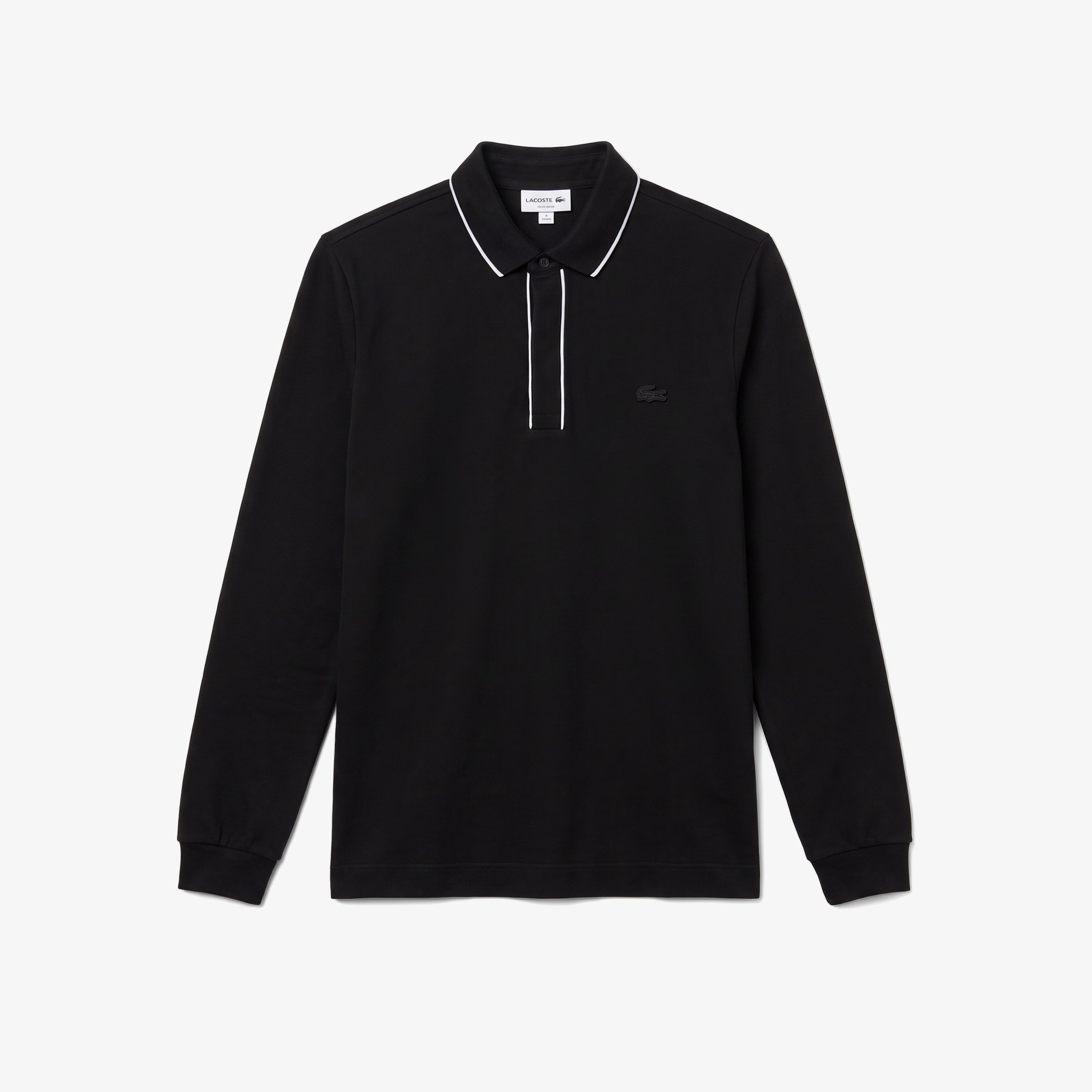 Erkek Regular Fit Uzun Kollu Siyah Paris Polo Erkek Regular Fit Uzun Kollu Siyah Paris Polo