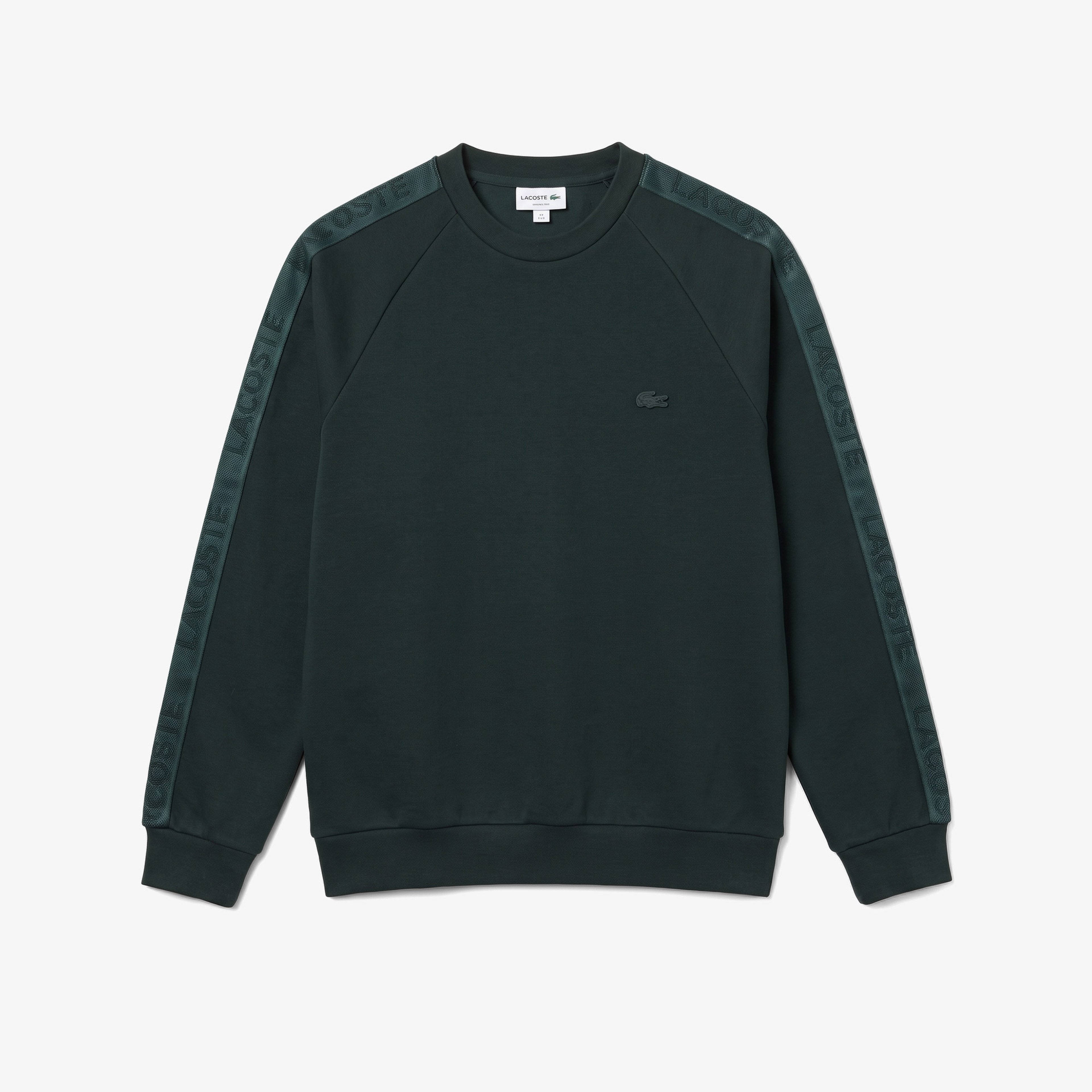 Erkek Classic Fit Bisiklet Yaka Koyu Yeşil Sweatshirt Erkek Classic Fit Bisiklet Yaka Koyu Yeşil Sweatshirt