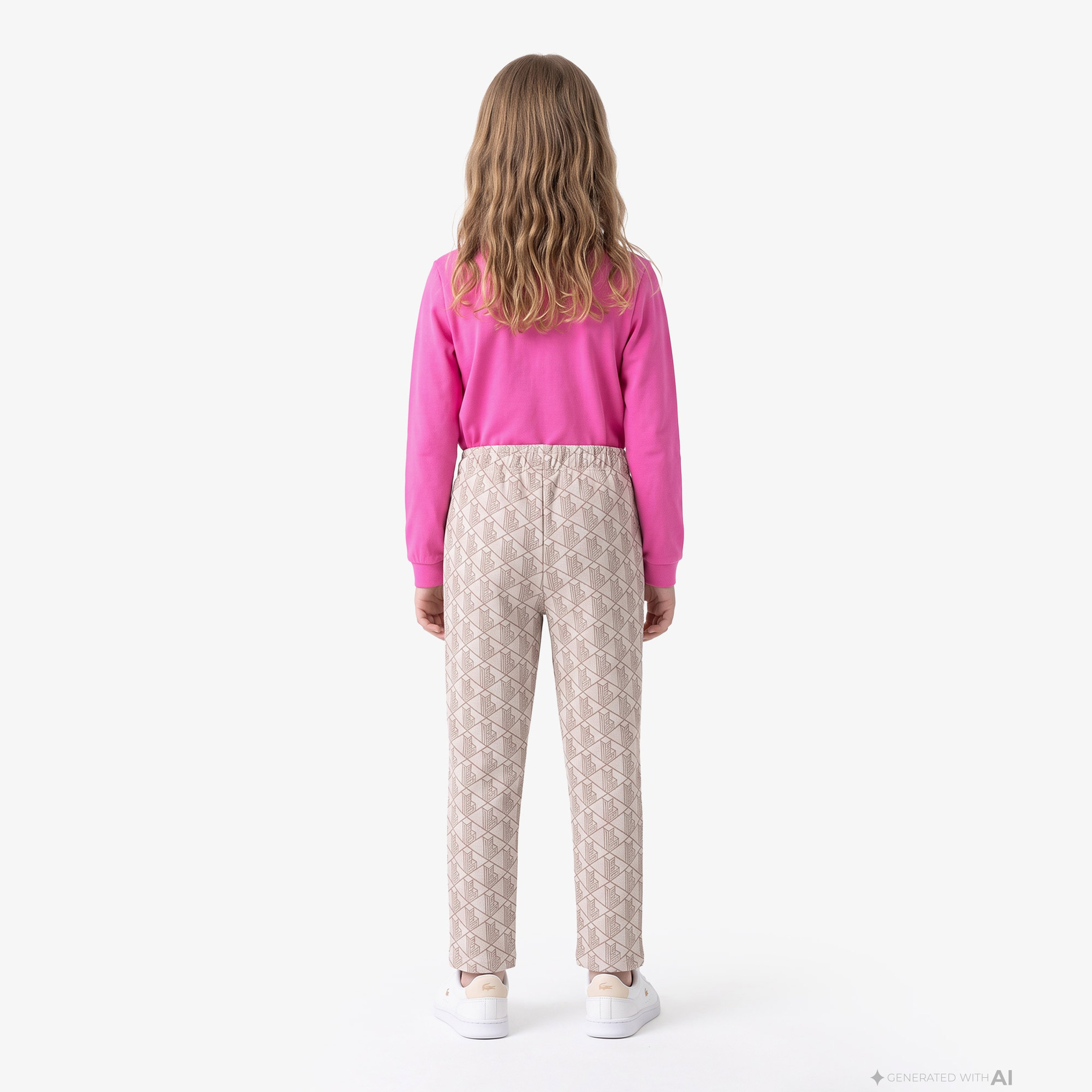 Kız Çocuk Monogram Açık Pembe Eşofman Altı Kız Çocuk Monogram Açık Pembe Eşofman Altı