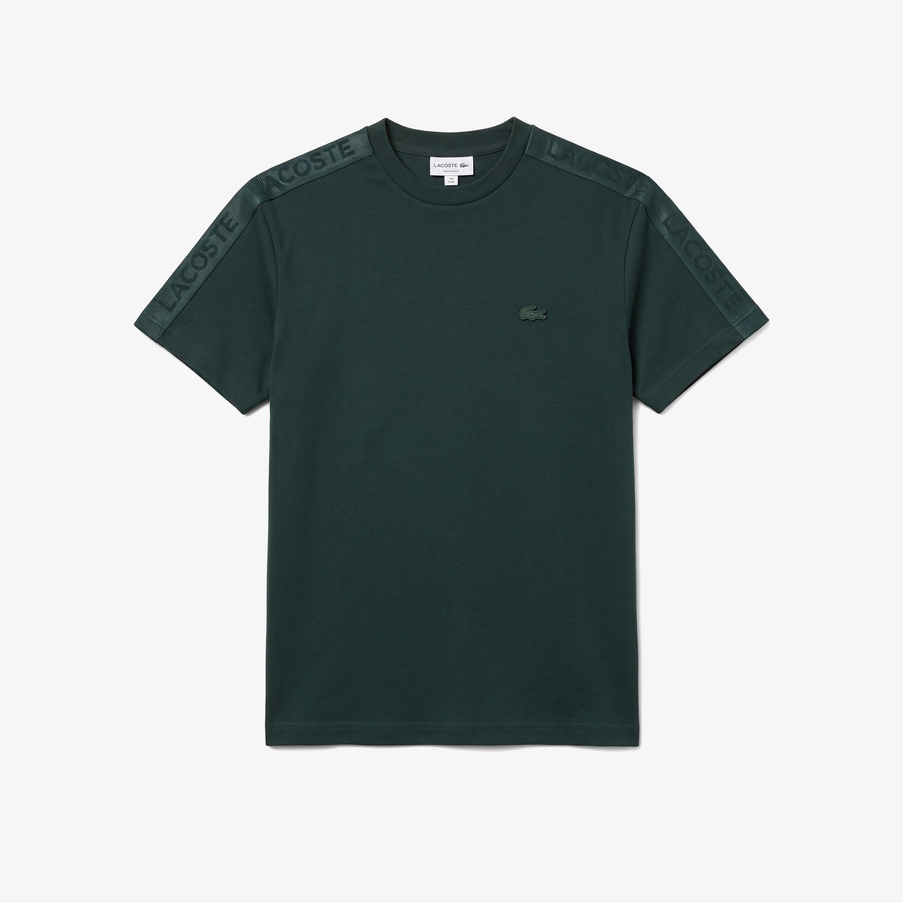 Erkek Relaxed Fit Bisiklet Yaka Koyu Yeşil T-Shirt Erkek Relaxed Fit Bisiklet Yaka Koyu Yeşil T-Shirt