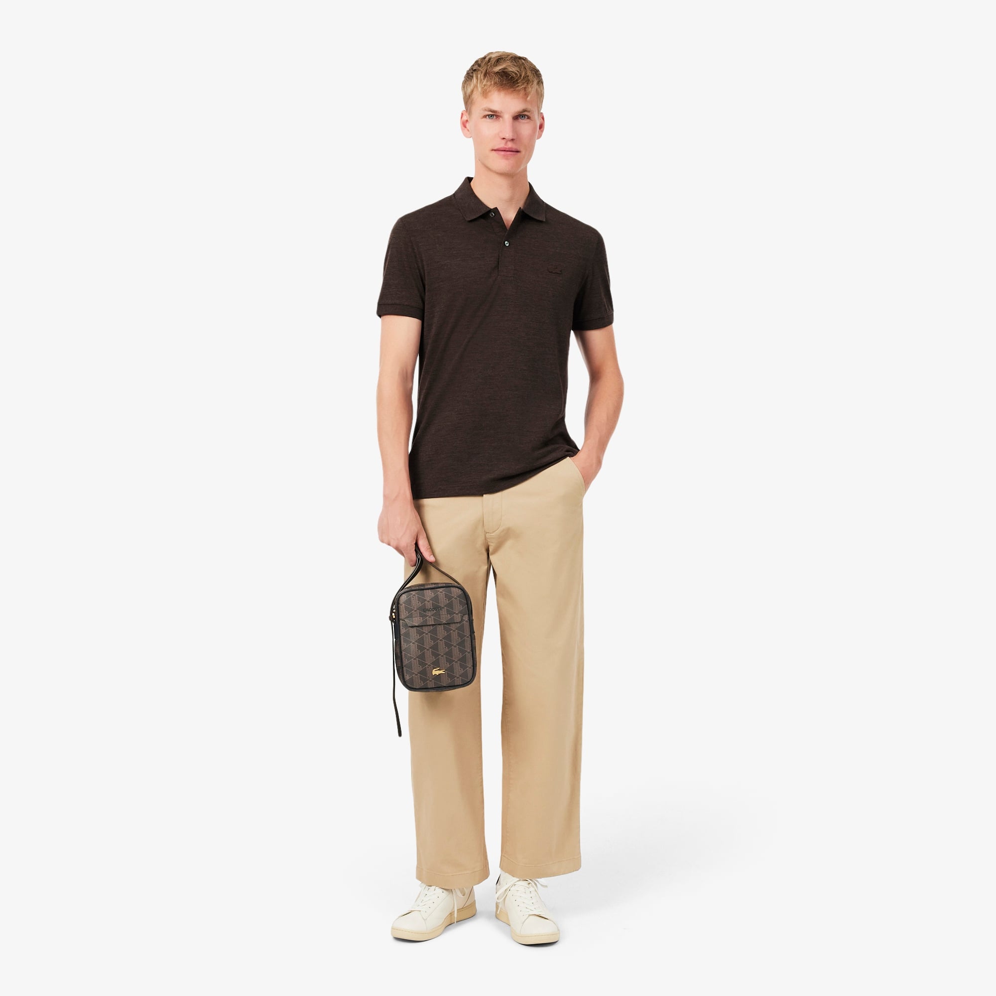 The Blend Unisex Monogram Kahverengi Postacı Çantası