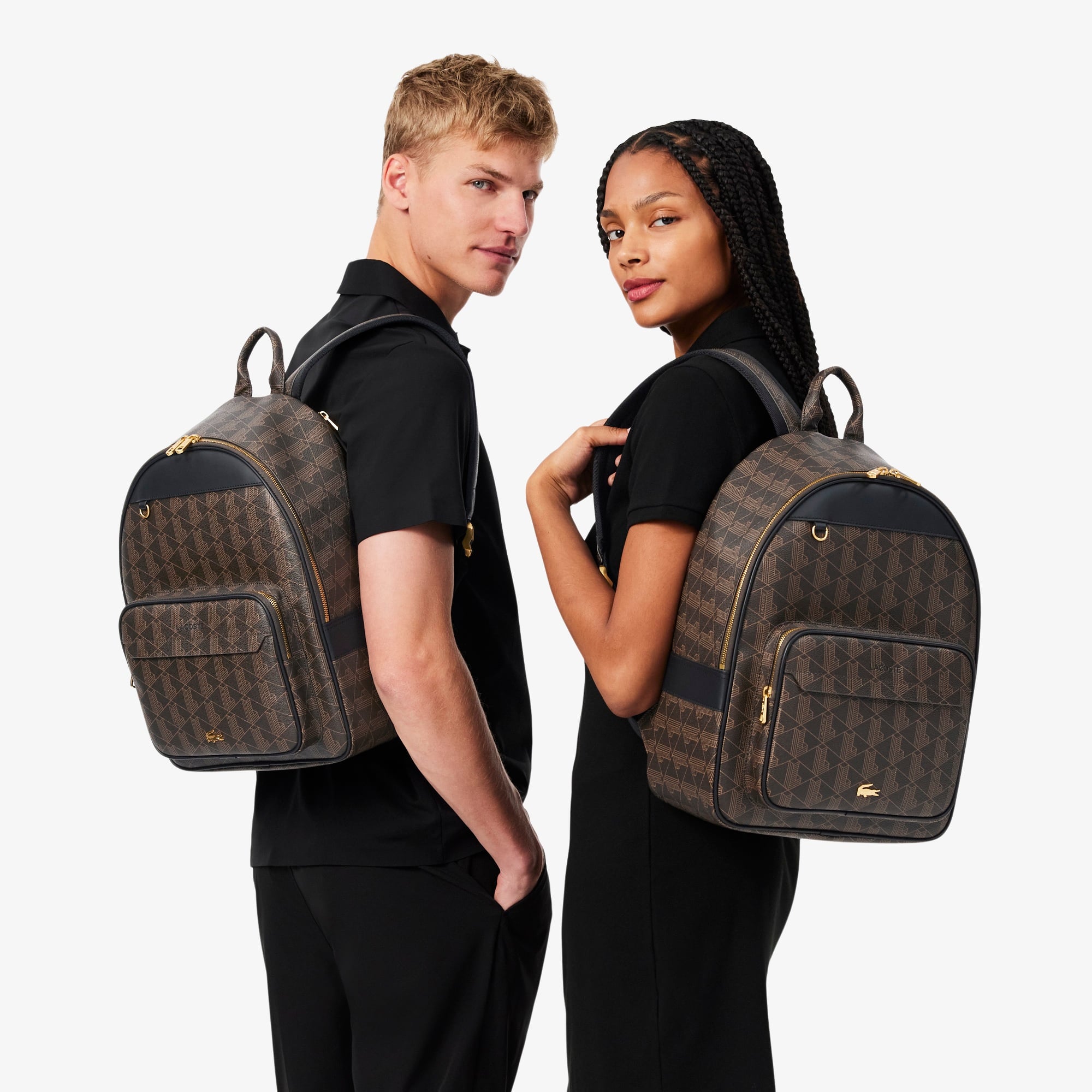 The Blend Unisex Monogram Kahverengi Sırt Çantası