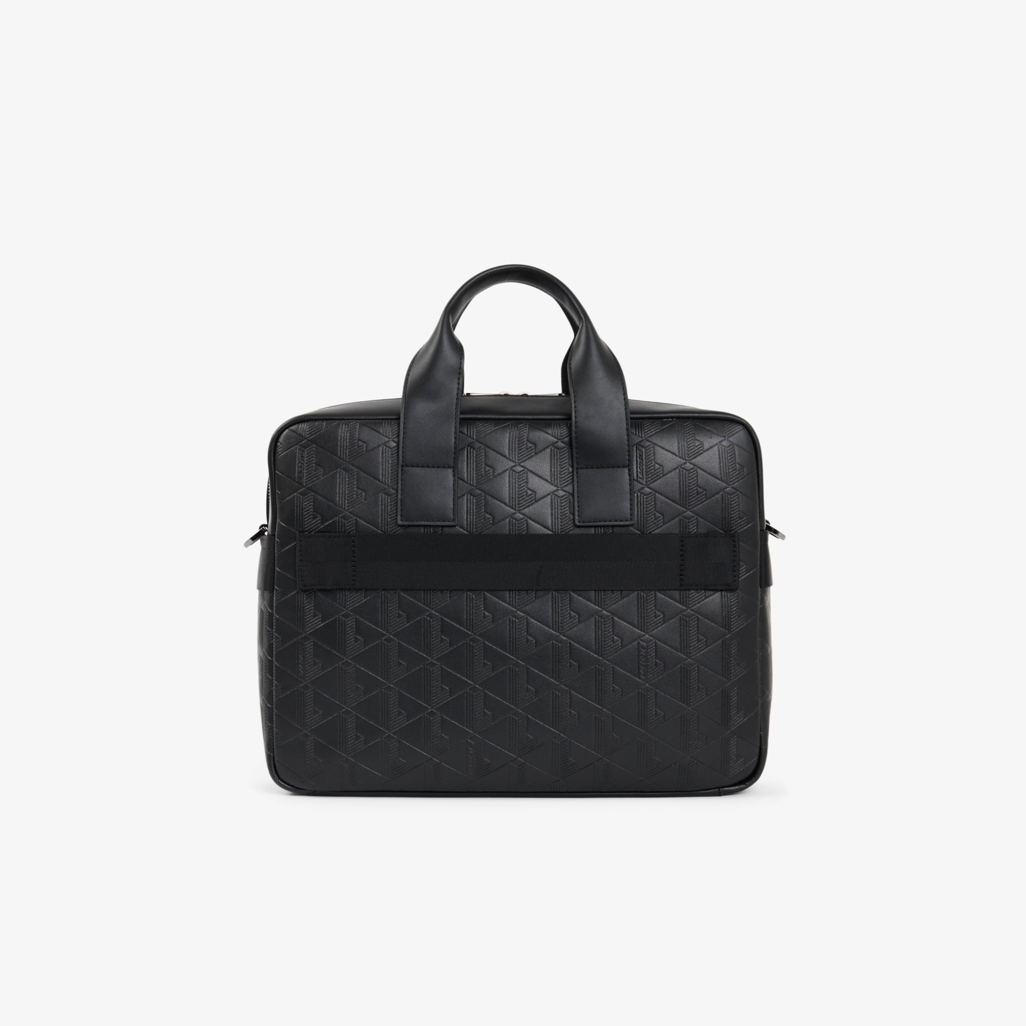 Erkek Monogram Siyah Laptop Çantası