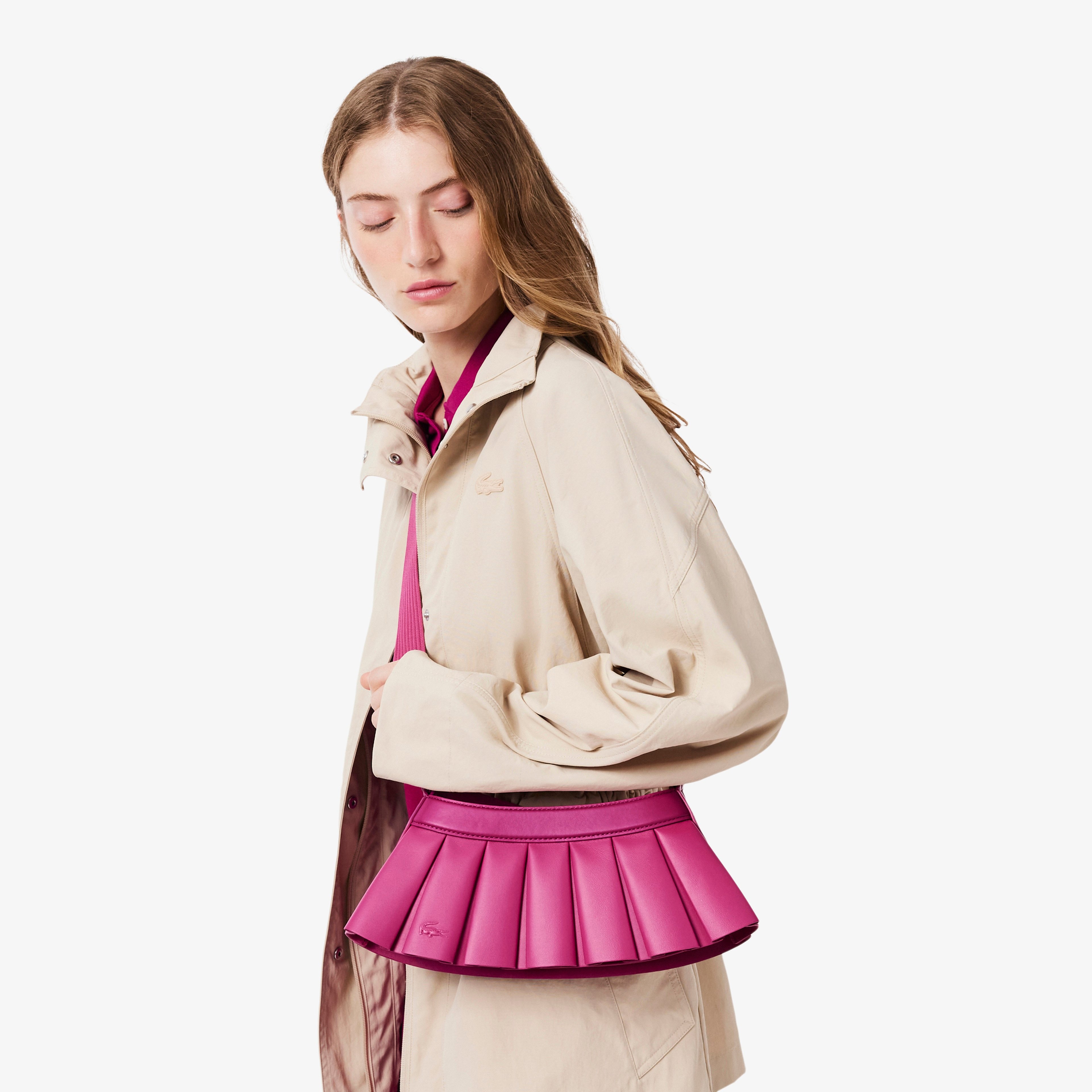 H Lenglen Kadın Deri Pembe Omuz Çantası H Lenglen Kadın Deri Pembe Omuz Çantası