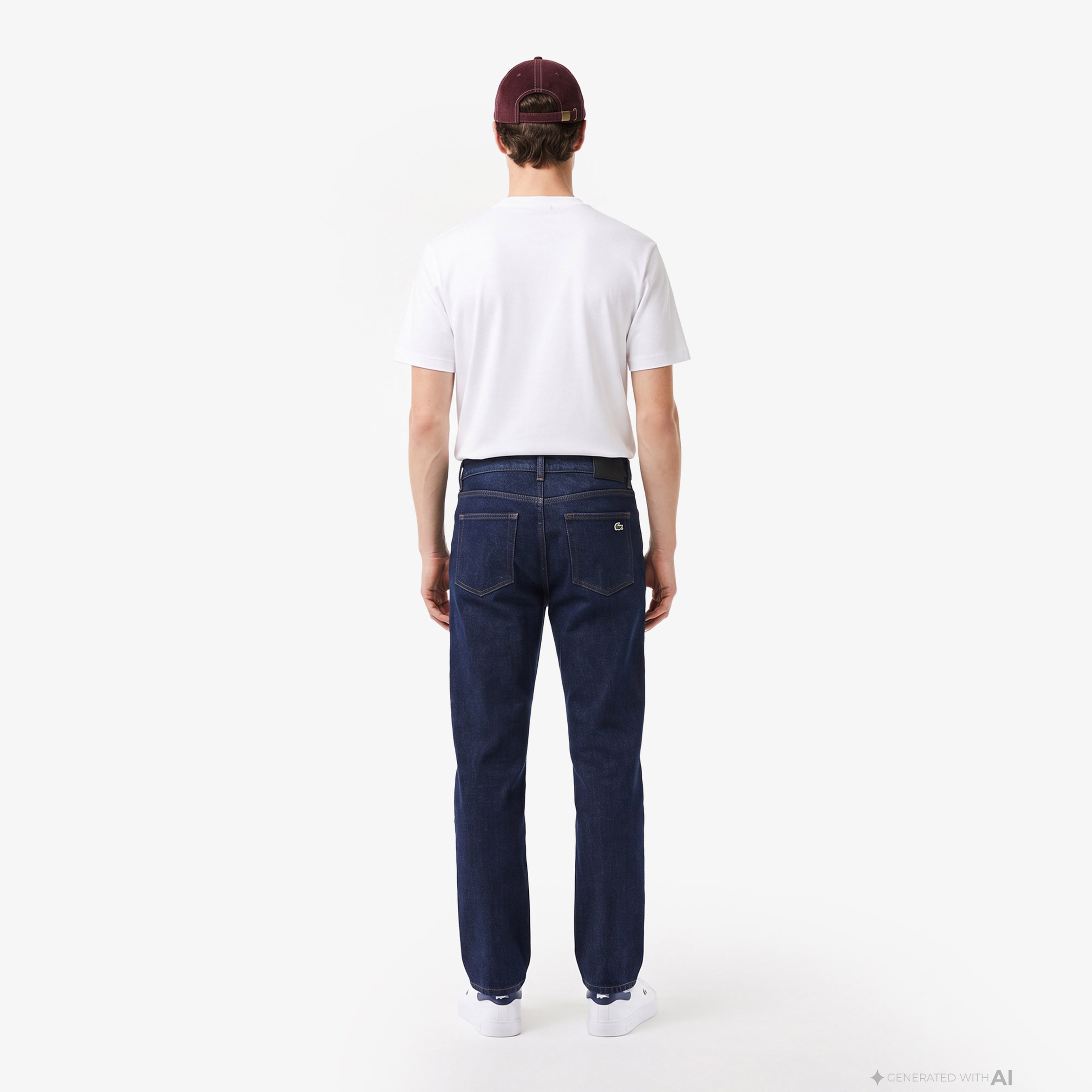 Erkek Tapered Fit Lacivert Jean Pantolon Erkek Tapered Fit Lacivert Jean Pantolon