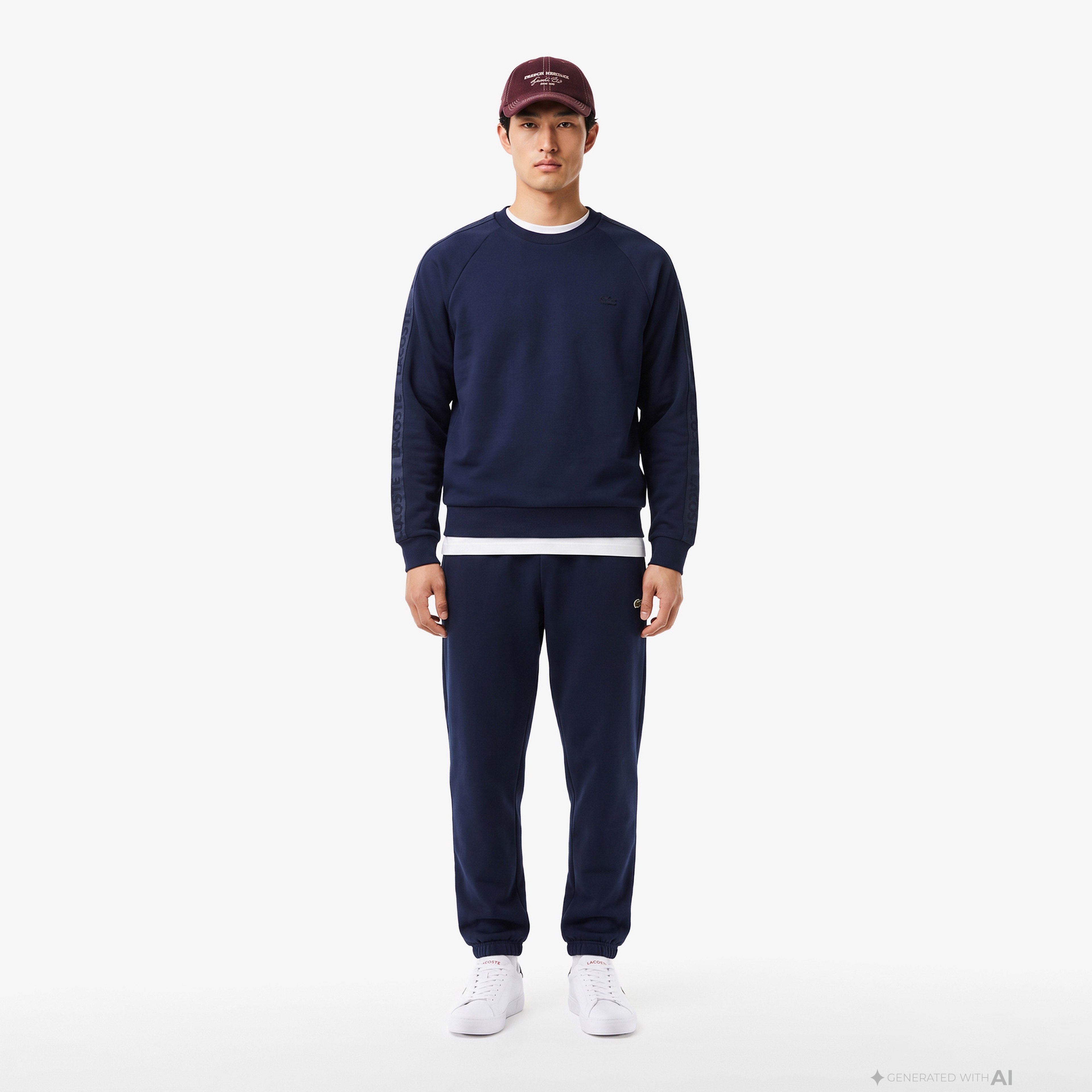 Erkek Classic Fit Bisiklet Yaka Lacivert Sweatshirt Erkek Classic Fit Bisiklet Yaka Lacivert Sweatshirt