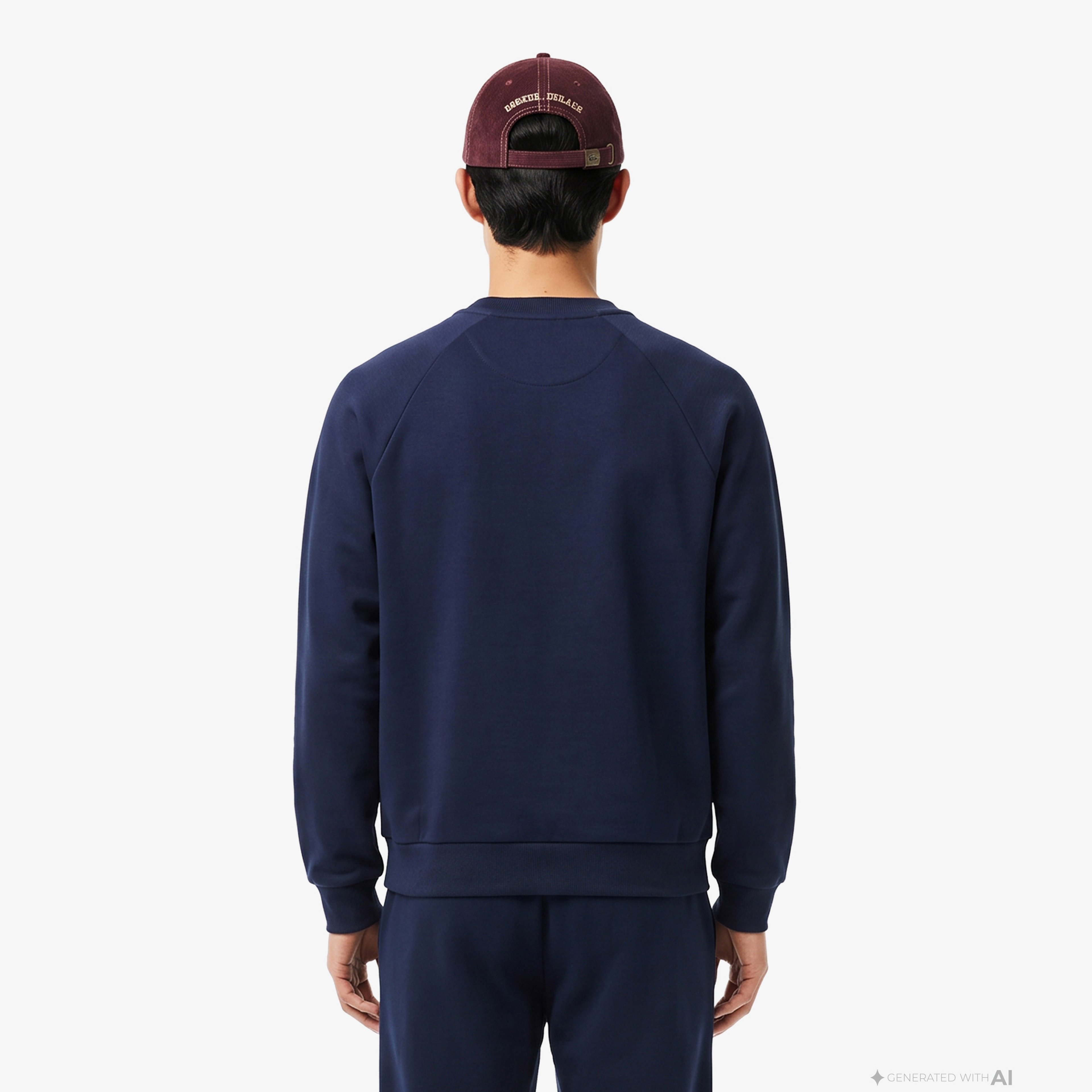 Erkek Classic Fit Bisiklet Yaka Lacivert Sweatshirt Erkek Classic Fit Bisiklet Yaka Lacivert Sweatshirt