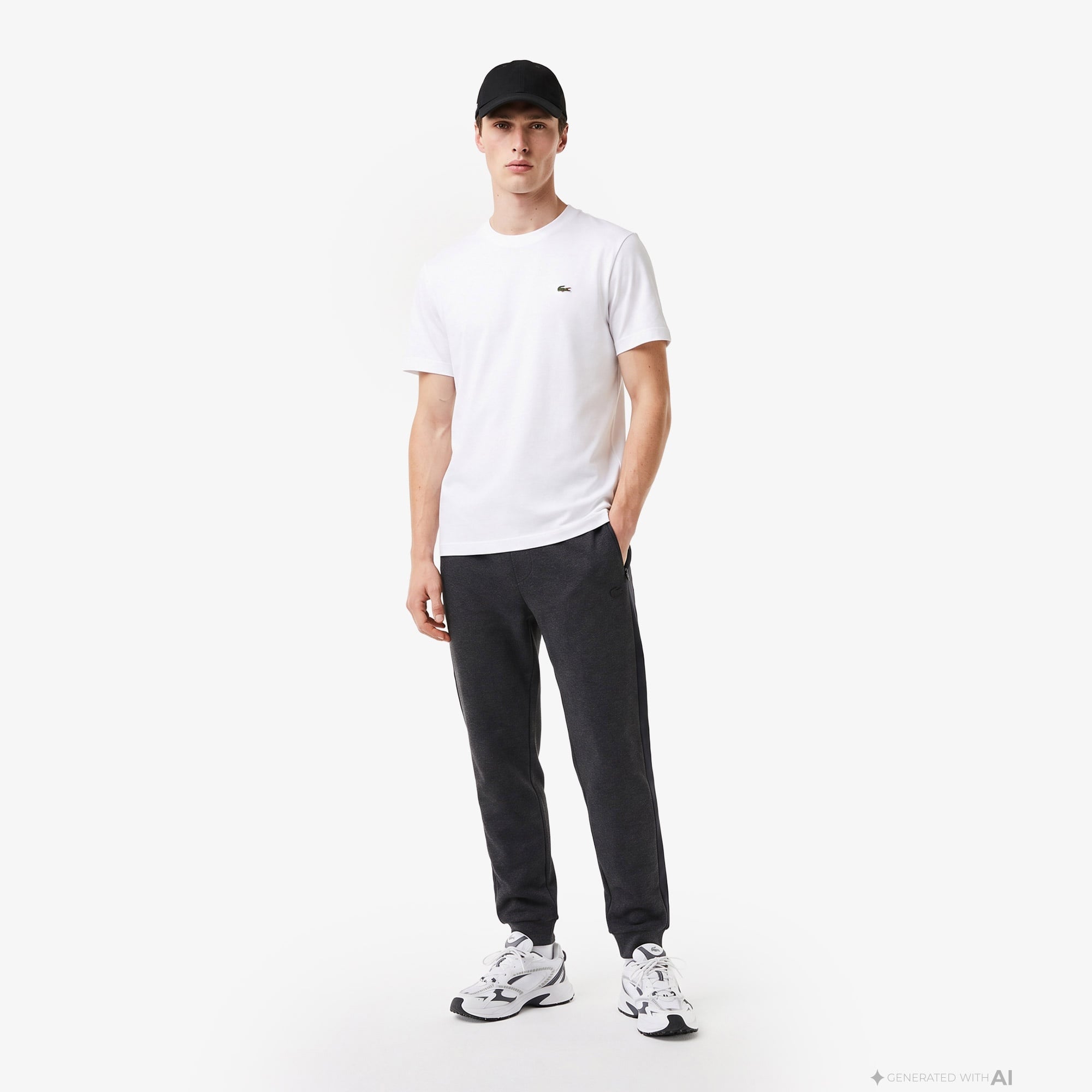 Erkek Regular Fit Koyu Gri Eşofman Altı