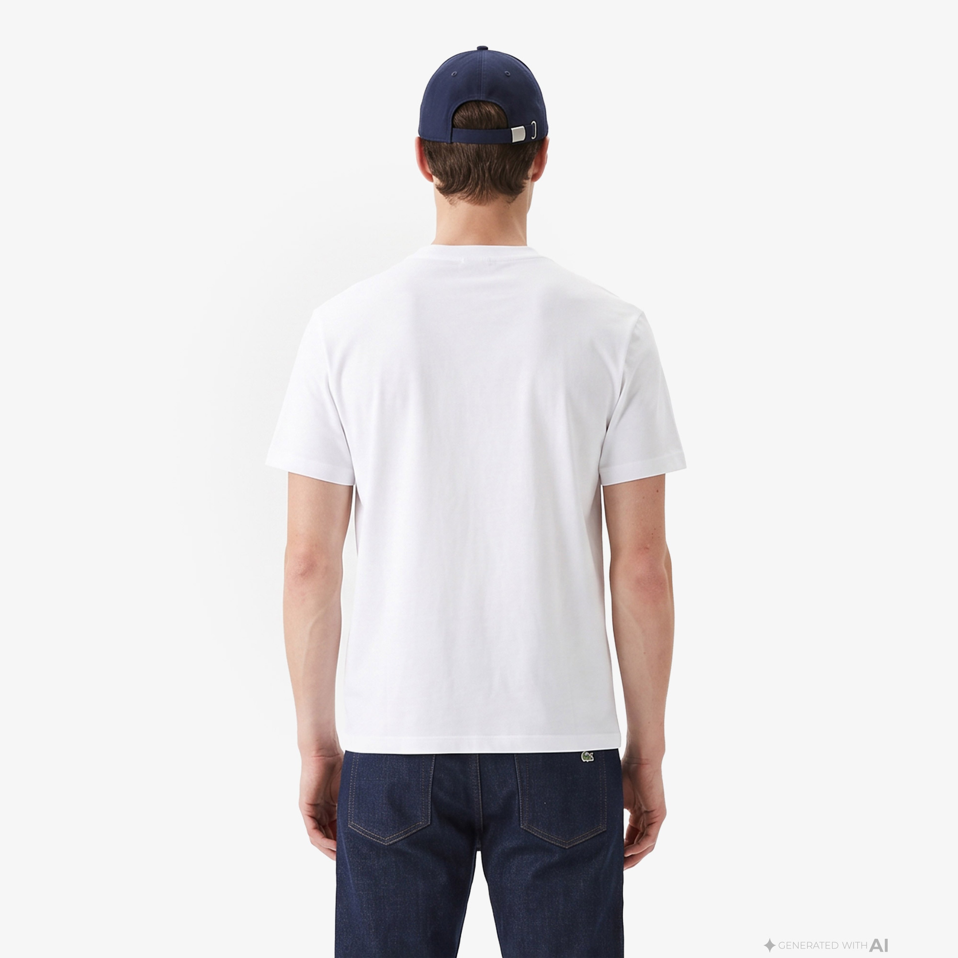 Erkek Relaxed Fit Bisiklet Yaka Beyaz T-Shirt Erkek Relaxed Fit Bisiklet Yaka Beyaz T-Shirt