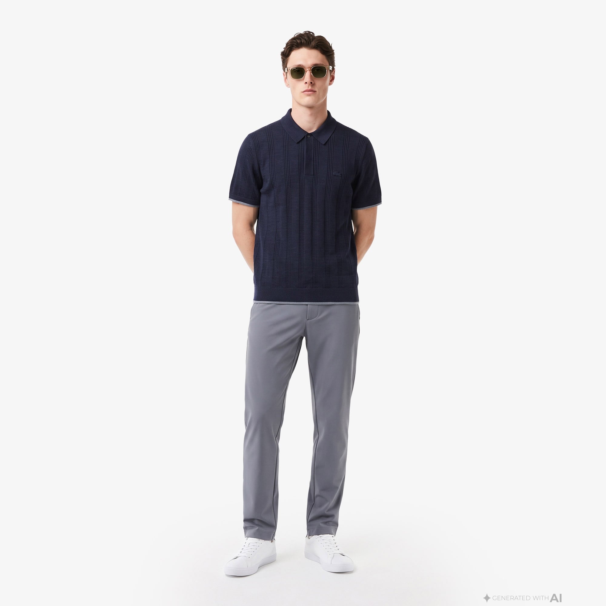 Erkek Slim Fit Gri Pantolon