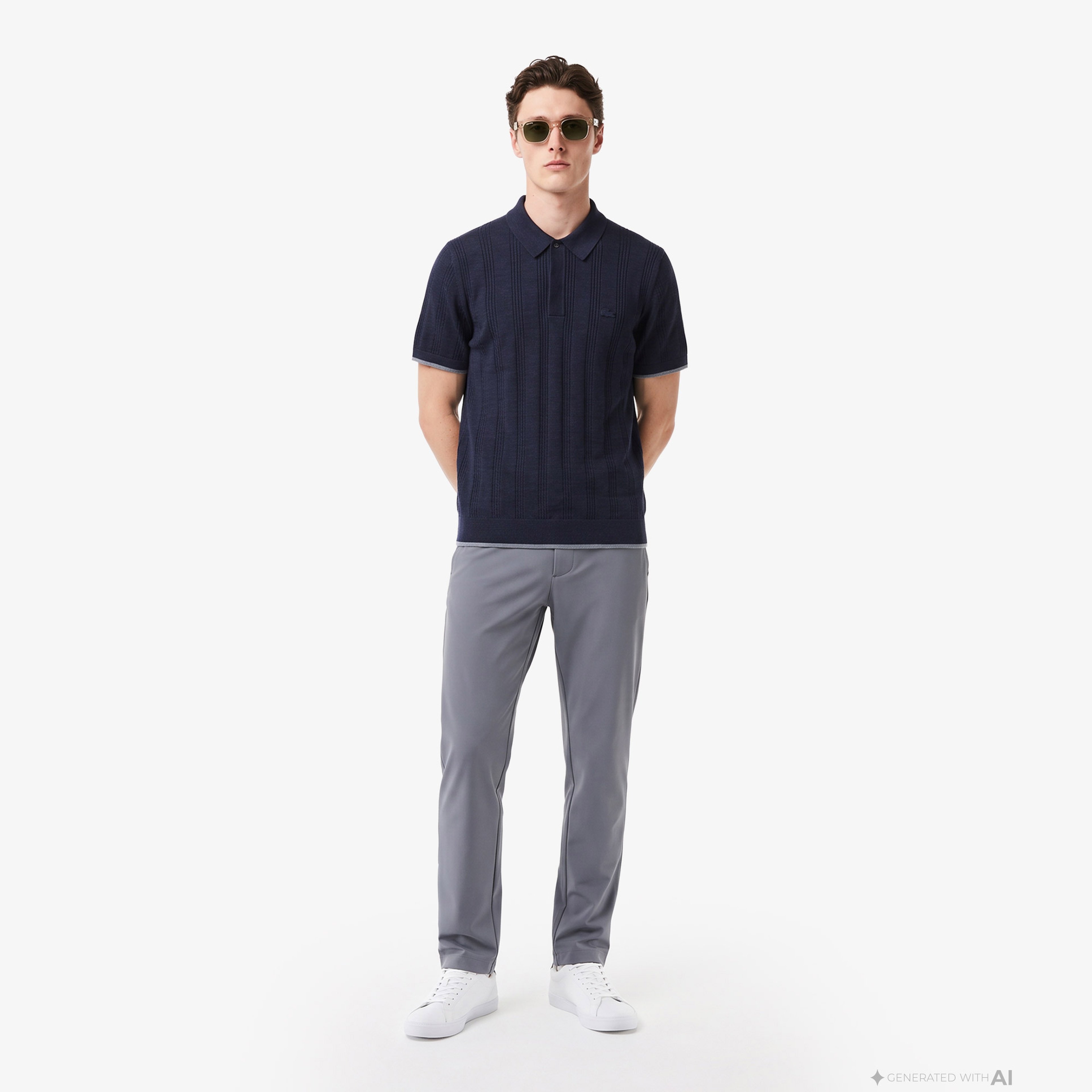 Erkek Slim Fit Gri Pantolon
