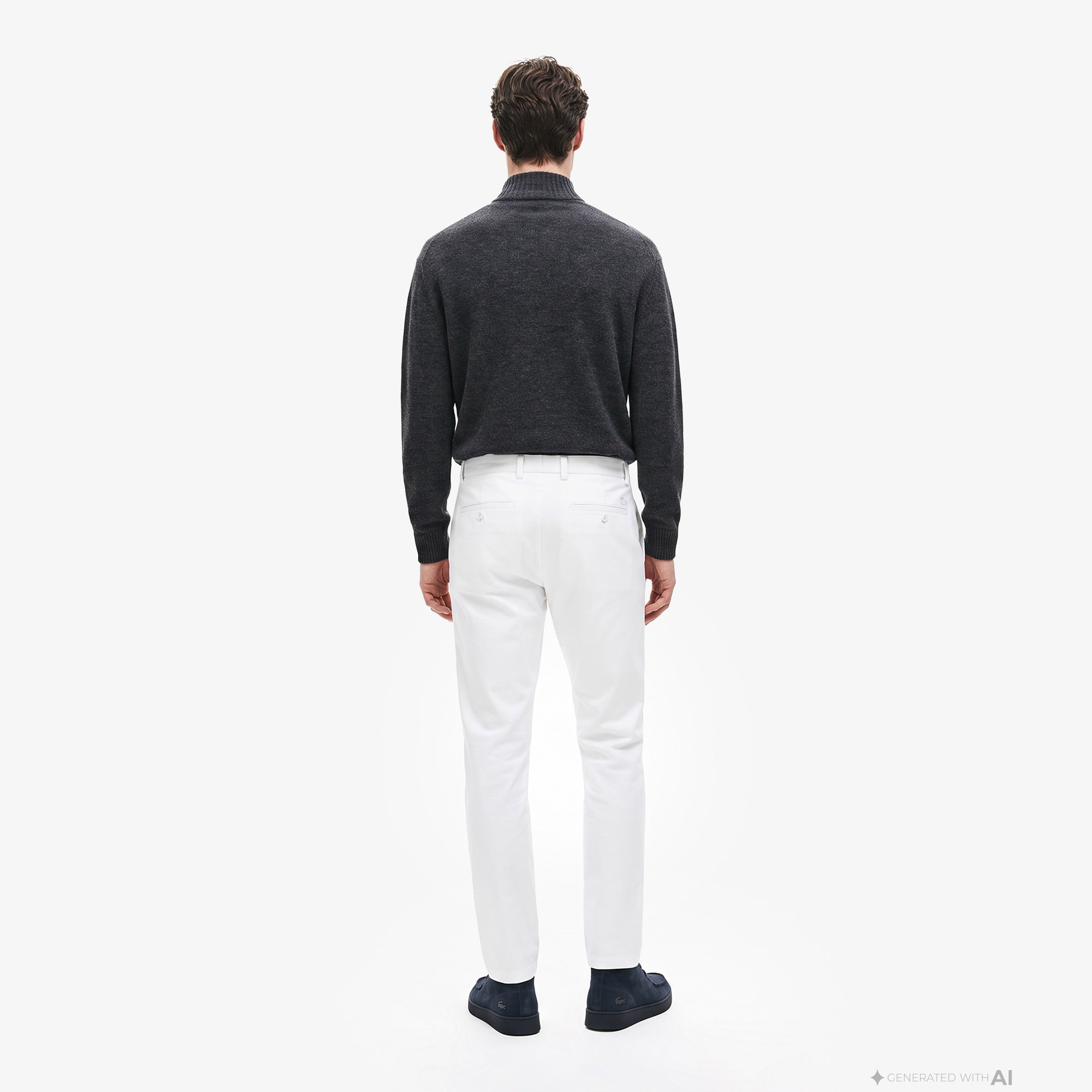 Erkek Slim Fit Beyaz Chino Pantolon Erkek Slim Fit Beyaz Chino Pantolon