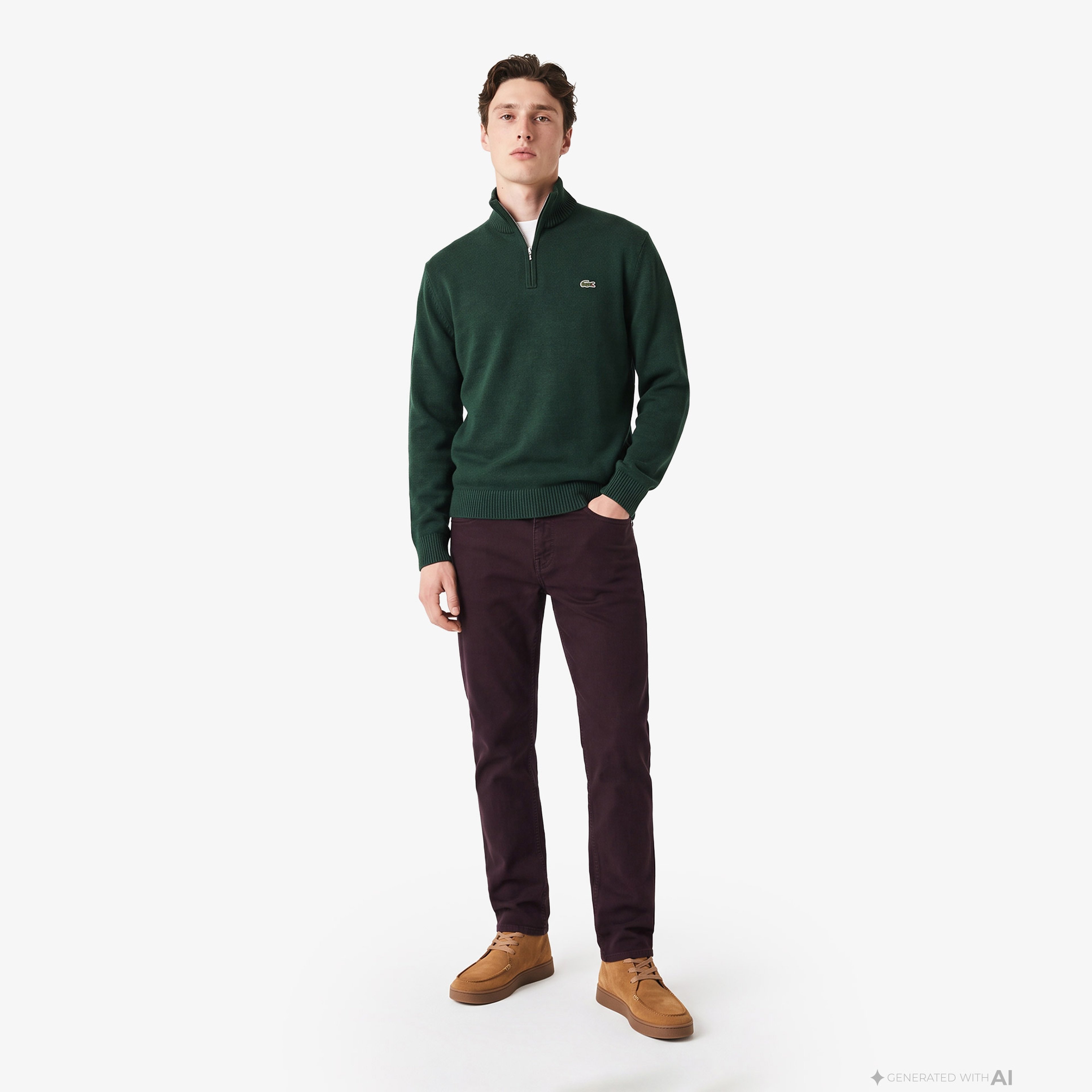 Erkek Slim Fit Bordo Jean Pantolon Erkek Slim Fit Bordo Jean Pantolon