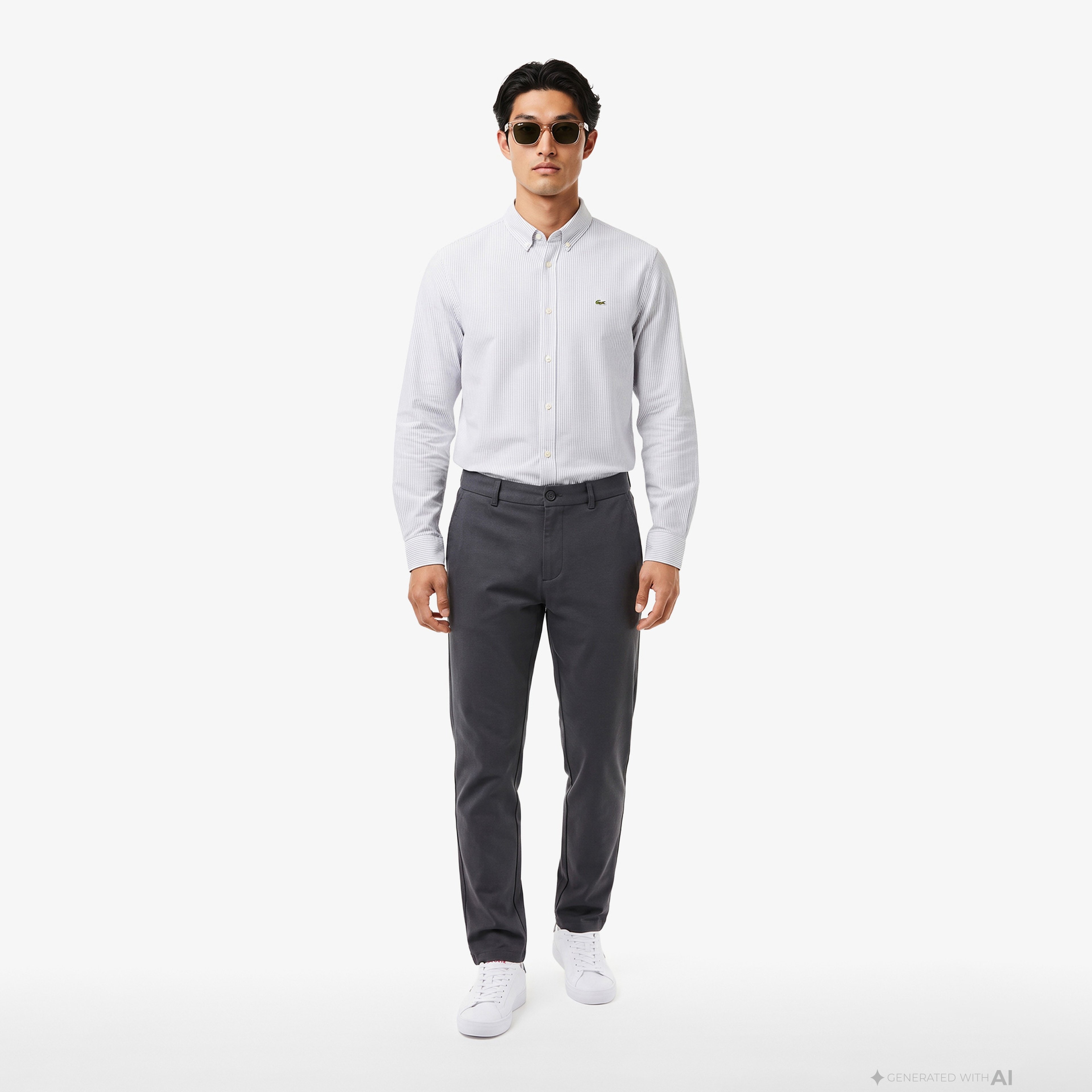 Erkek Slim Fit Gri Chino Pantolon Erkek Slim Fit Gri Chino Pantolon