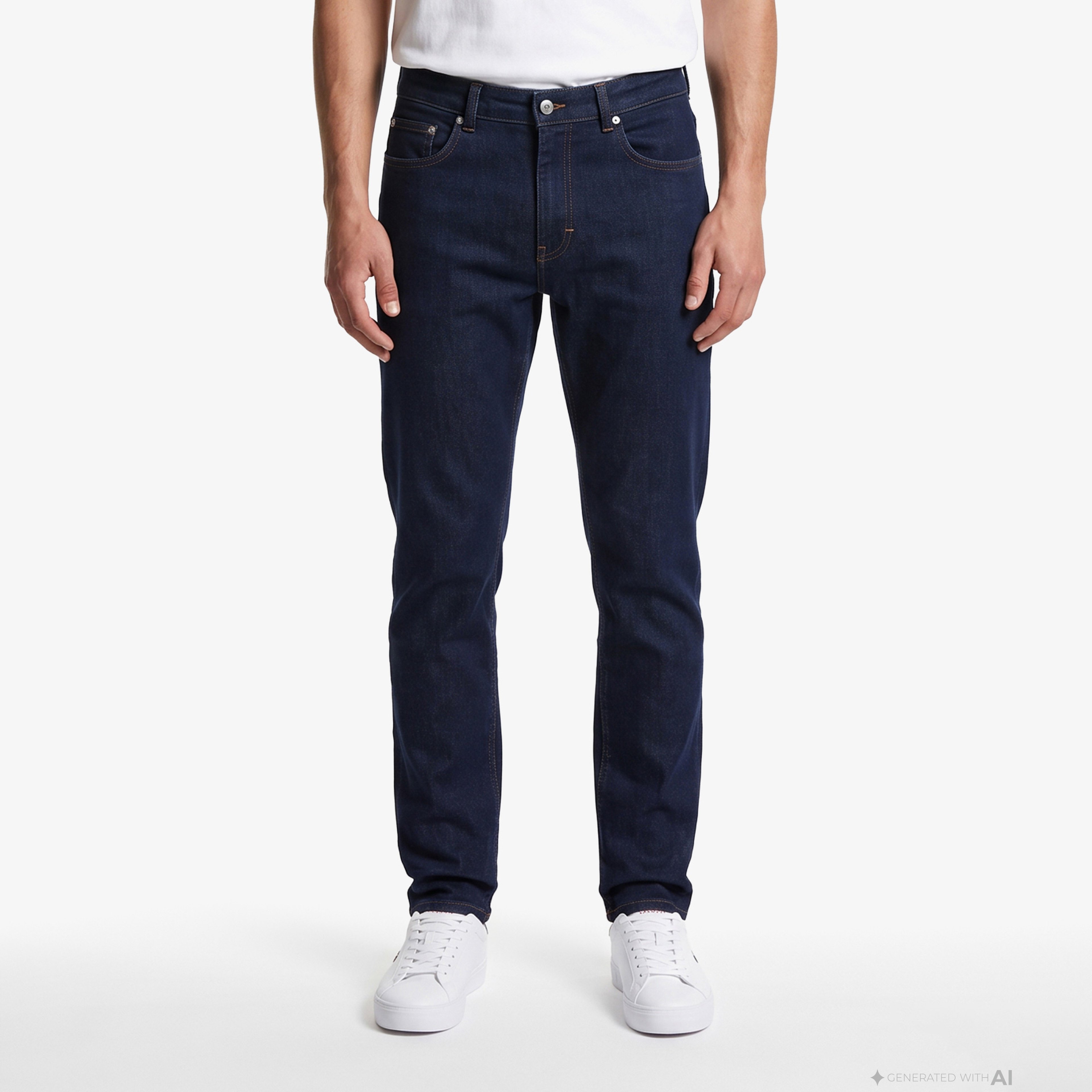 Erkek Slim Fit Lacivert Jean Pantolon Erkek Slim Fit Lacivert Jean Pantolon