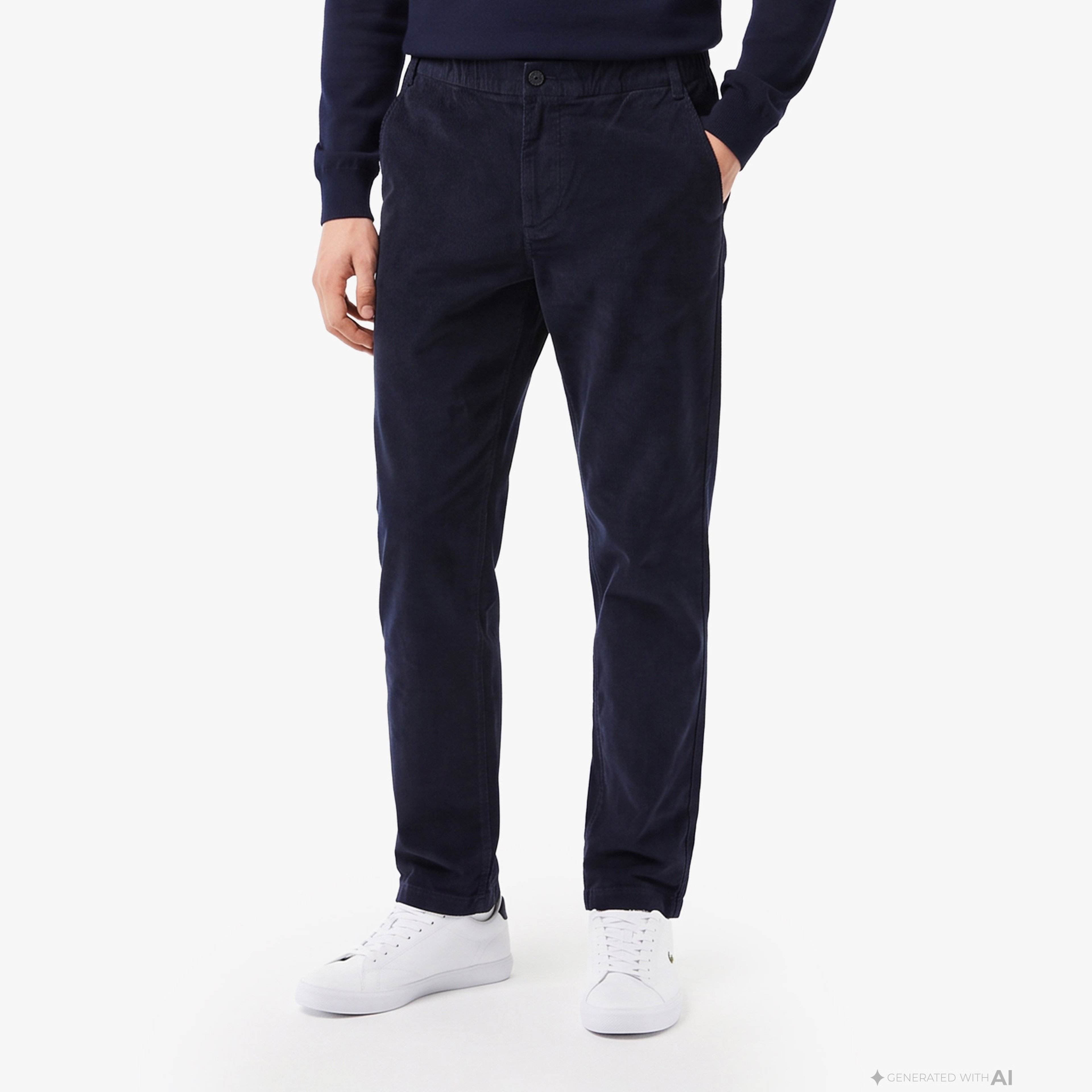 Erkek Regular Fit Lacivert Chino Pantolon Erkek Regular Fit Lacivert Chino Pantolon