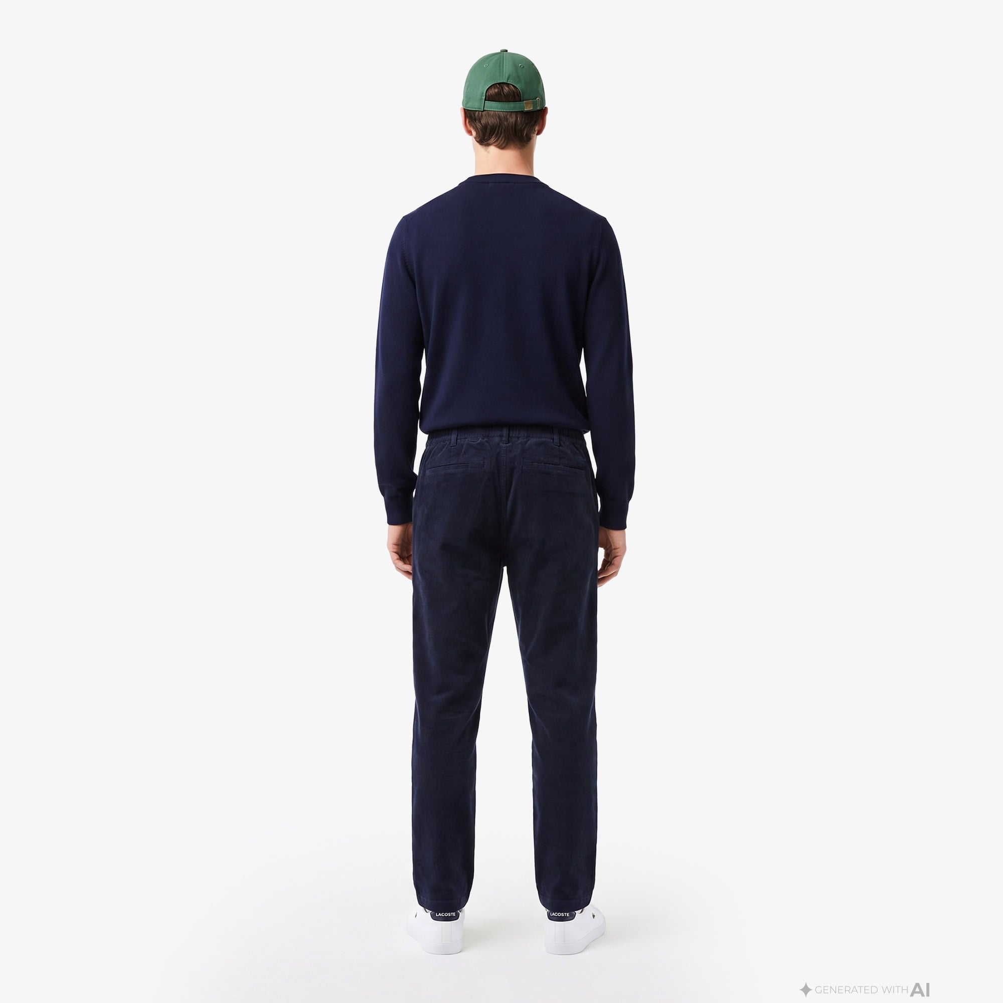 Erkek Regular Fit Lacivert Chino Pantolon