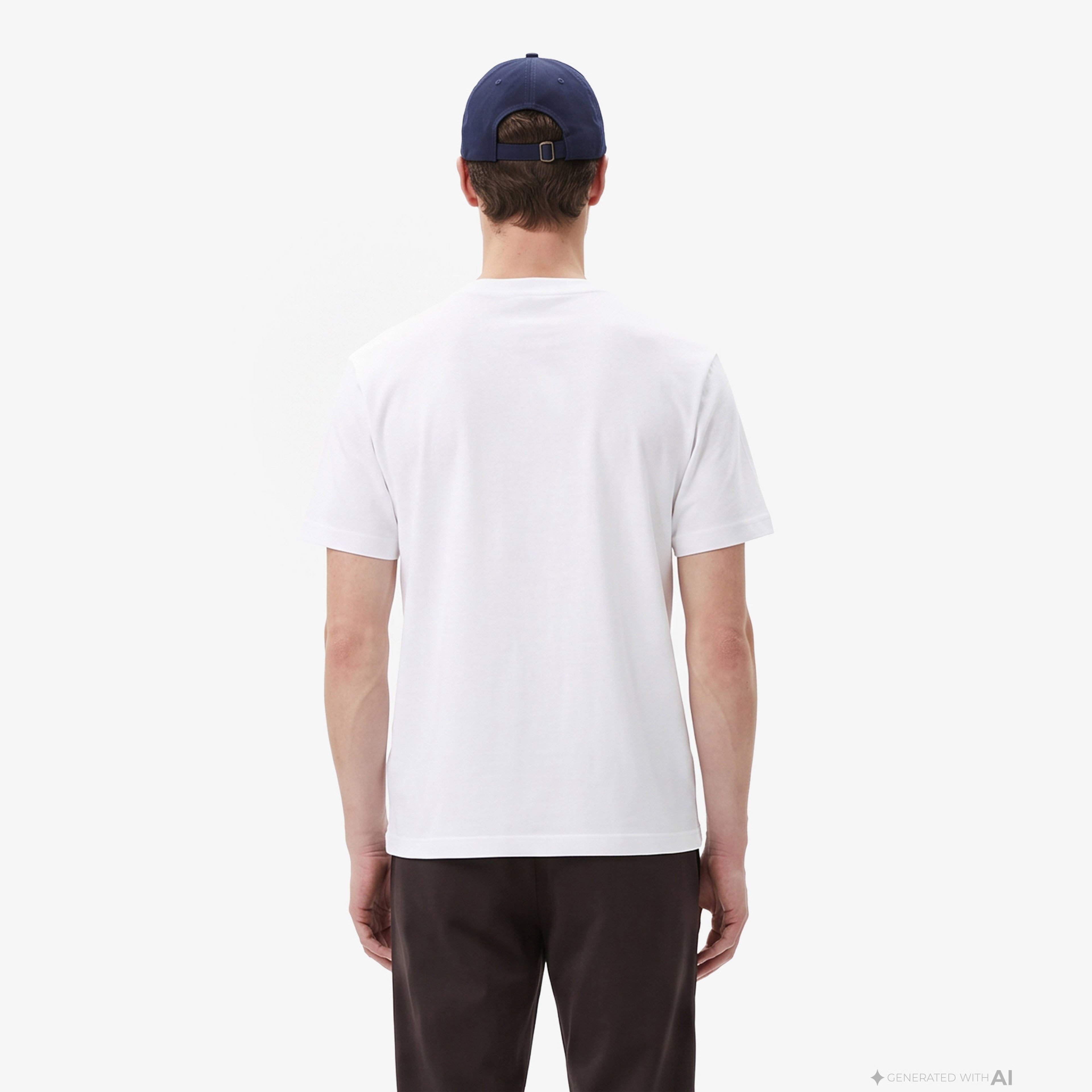 Erkek Classic Fit Bisiklet Yaka Beyaz T-Shirt Erkek Classic Fit Bisiklet Yaka Beyaz T-Shirt