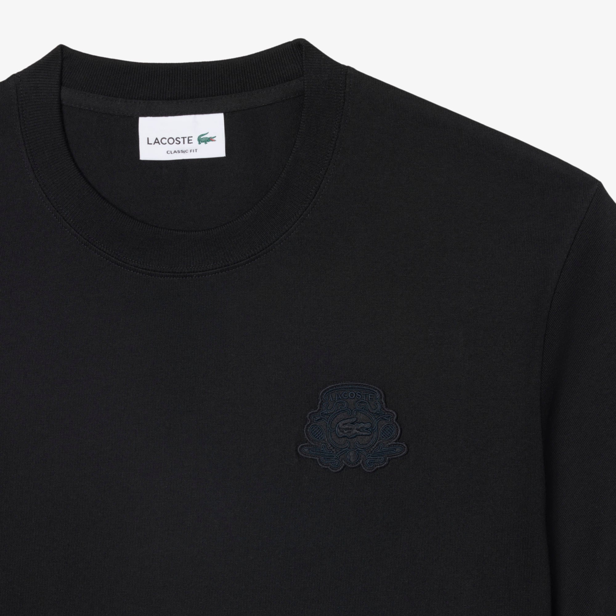 Erkek Classic Fit Bisiklet Yaka Siyah T-Shirt