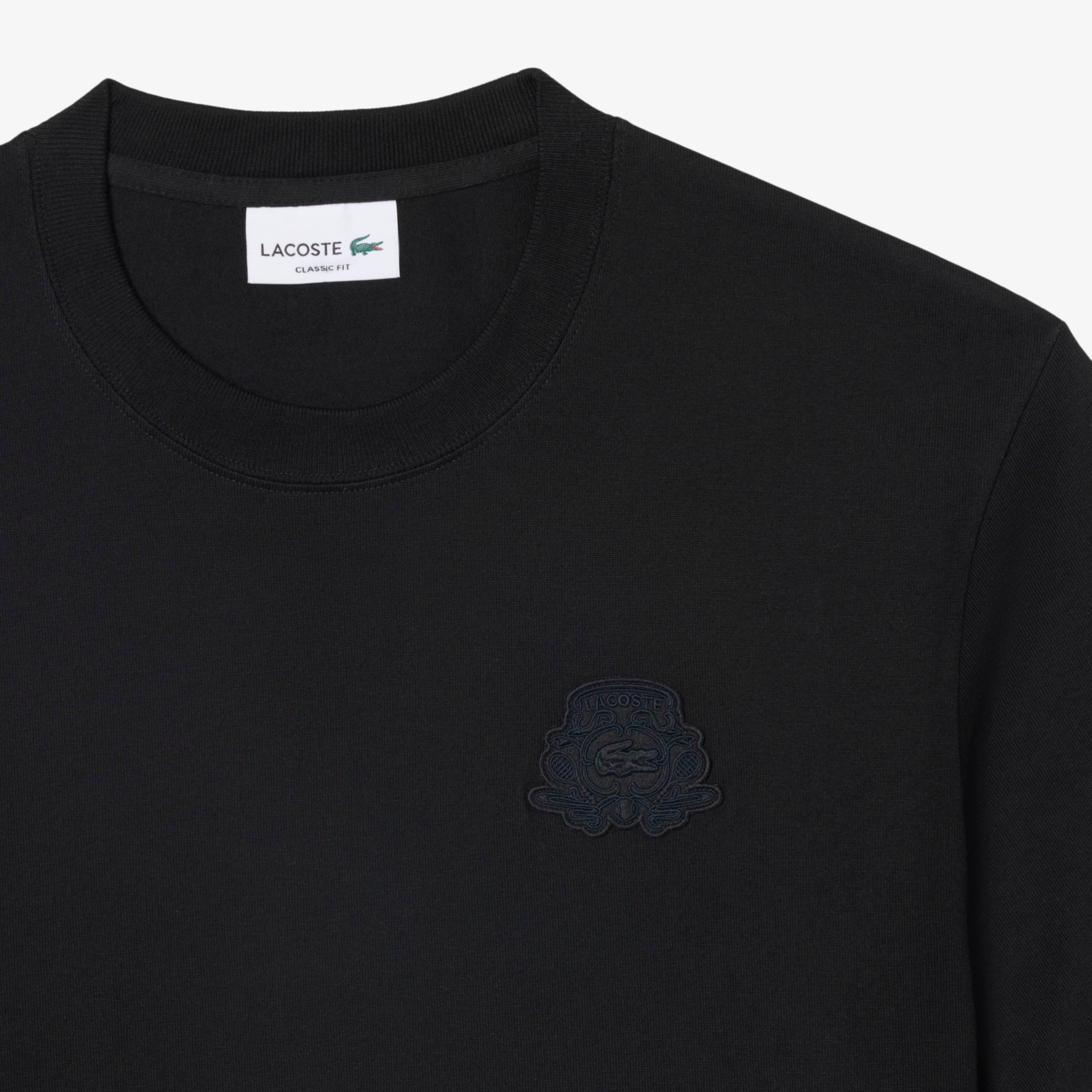 Erkek Classic Fit Bisiklet Yaka Siyah T-Shirt Erkek Classic Fit Bisiklet Yaka Siyah T-Shirt