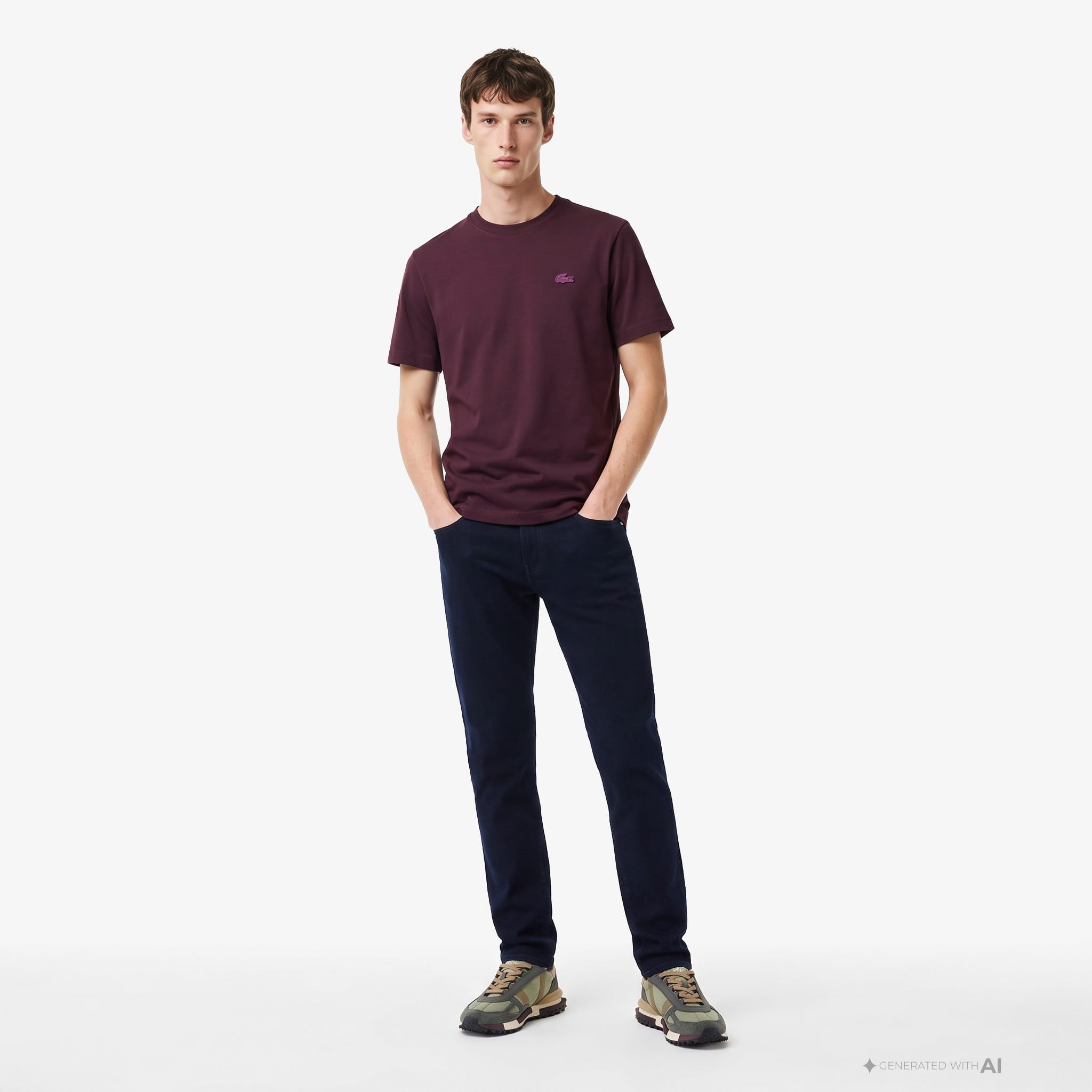 Erkek Slim Fit Lacivert Jean Pantolon